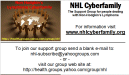 NHL Cyberfamily business card
